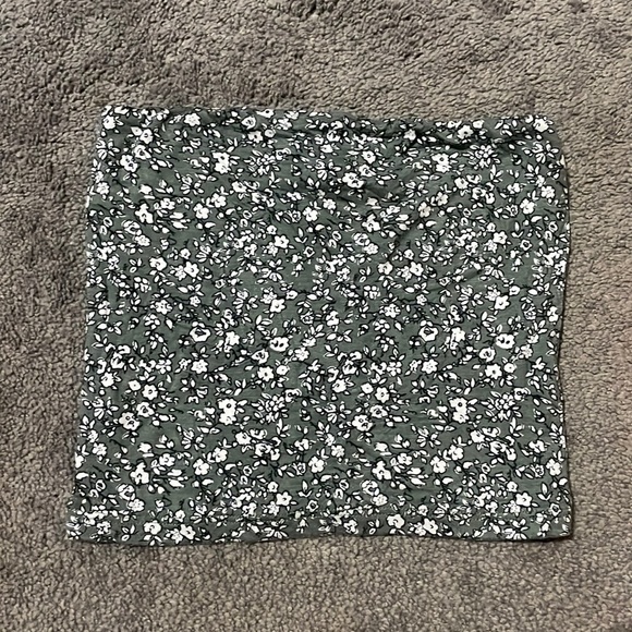 American eagle flower printed tube top - Picture 1 of 2
